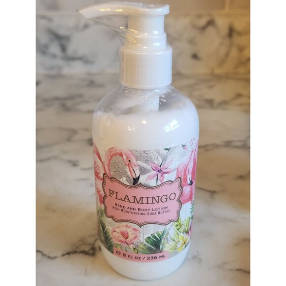 Flamingo Hand & Body Lotion With Moisturizing Shea Butter By Michel Design Works - Picture 5 of 6